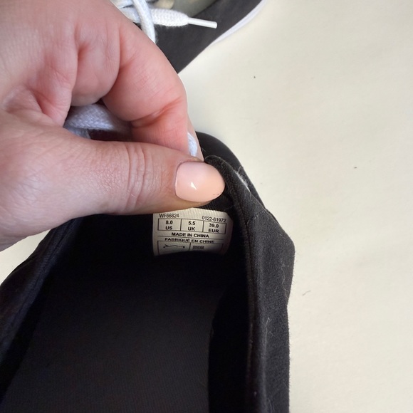 Keds Black and White Canvas Sneakers - Picture 3 of 3